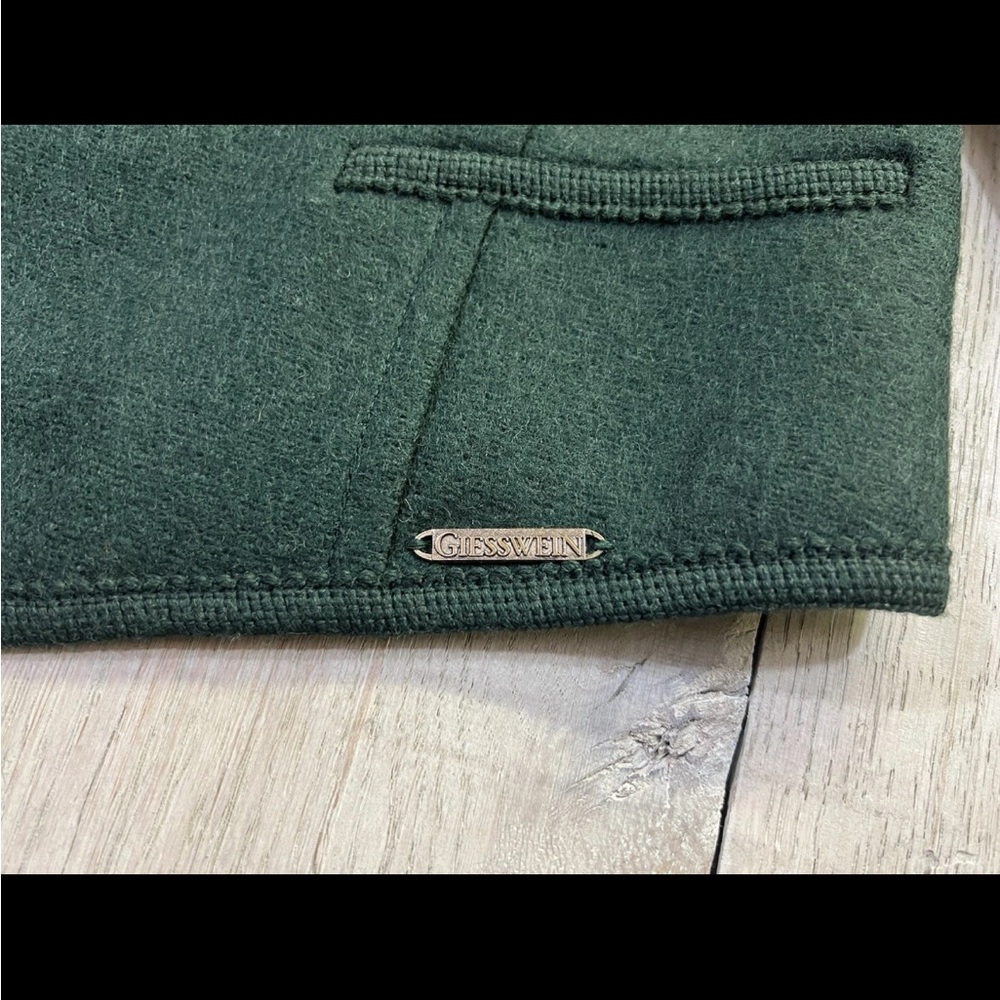 Giesswein Wool Jacket Women’s Green Blazer Size U.S. 6 - Picture 4 of 9